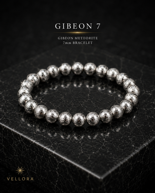 GIBEON 7｜ギベオン鉄隕石 7mmブレスレット