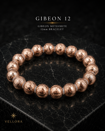 GIBEON 12｜ギベオン鉄隕石 12mmブレスレット