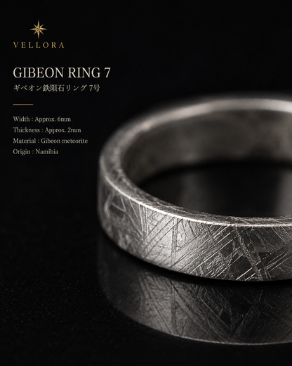 GIBEON RING 7｜ギベオン鉄隕石リング 7号