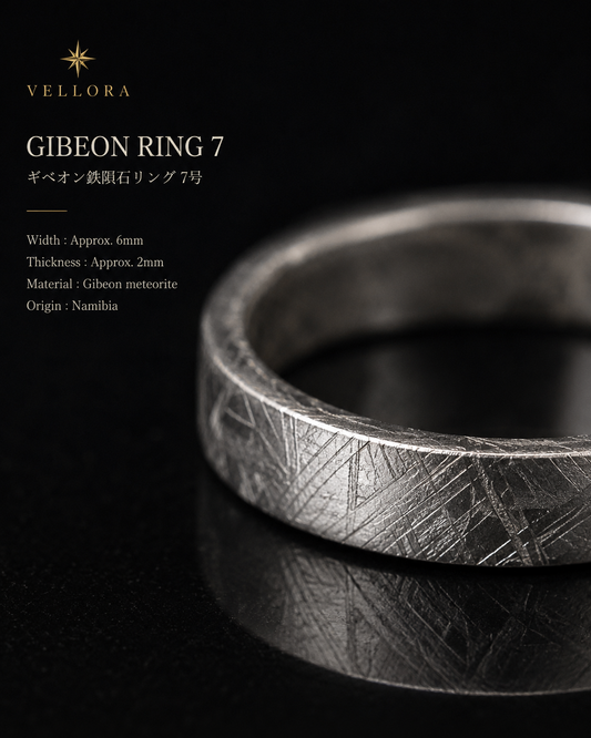 GIBEON RING 7｜ギベオン鉄隕石リング 7号
